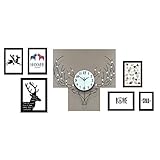 【Dauerhaft】 Foto Wand wird es nicht brechen und Ihre Hand nicht kratzen.Es hat ein goldenes Verhältnis von Design, Aussehen und Koordination.Klassische atmosphärische Foto Wanddekoration, leicht zu ersetzen, einfach zu transportieren, sicher zu bedienen.