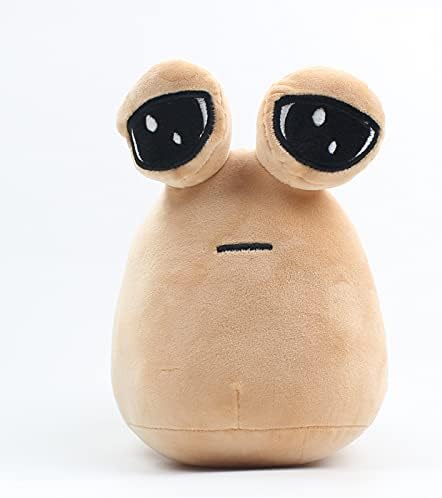 OVKGL Juguete de peluche Alien Pou de 8.6 pulgadas, muñeca de peluche Kawaii de alienígena de peluche, muñeca de peluche de animal de pu, regalo