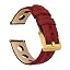 Crimson Red (Rally Style) - Gold Buckle
