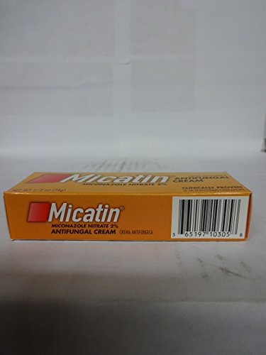Pack of 3 EACH MICATIN CREAM 0.5OZ PT9771802