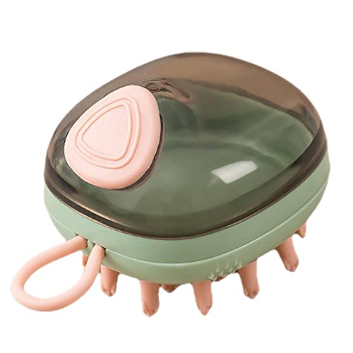 Pet Silicone Shampoo Brush for Long & Short Hair Medium Large Pets Dogs Cats, Anti-Skid Rubber Dog Cat Pet Mouse Grooming Shower Bath Brush Massage Comb