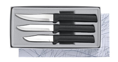 Rada Cutlery Paring Knife Set – 3 Knives with Stainless Steel Blades And