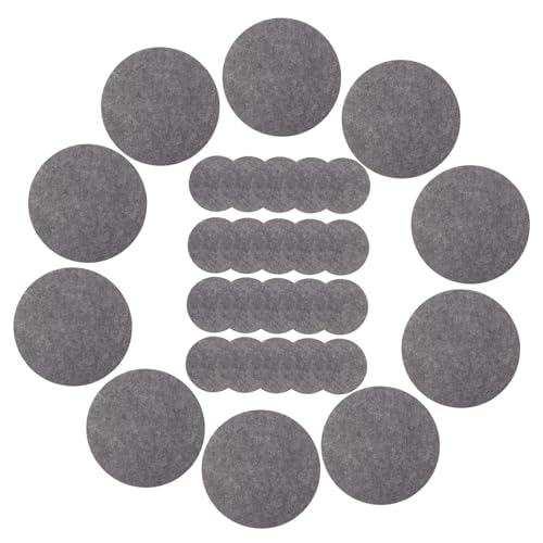 VINTORKY 30piezas Separadores De Fieltro para Platos Protectores para Vajilla Almohadillas Protectoras para Utensilios De Cocina