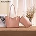 Montana West Tote Bag for Women Hobo Shoulder Purses and Handbags Gift Pink MWC-561PK