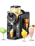 HiCOZY F3 Slush Machine, Ice Cream Maker, Slushie Maker Machine, No Ice and Blending Needed, 5 Preset Modes, Slushie, Soft Ice Cream, Spiked Slushie, Cold Drink and Milk Shake