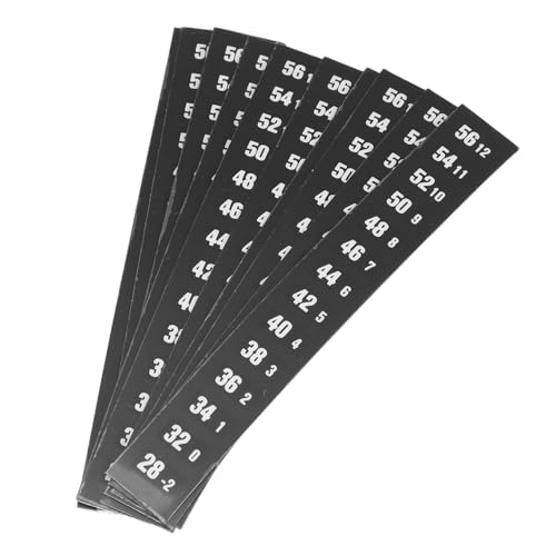 SOESFOUFU Reptile and Fish Tank Thermometer Sticker Strip 10pcs Accurate Aquarium Temperature Display for Brewing