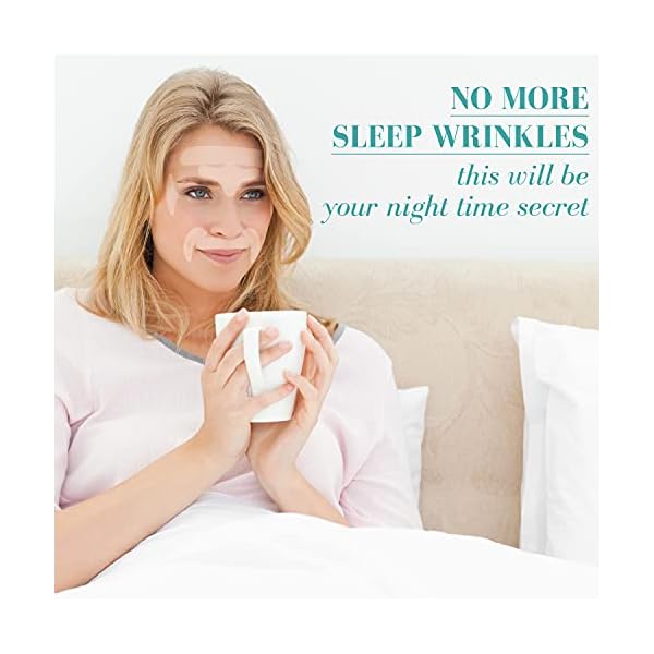 BLUMBODY Face & Forehead Wrinkle Patches - Anti Wrinkle Facial Patches to Smooth Eye, Mouth, Forehead Wrinkles - Non-Silicone Face Tape for Fine Wrinkles between Eyes & Face - Patches (30 day supply)