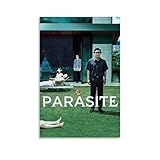 Parasite Film Vintage Classic Movie Posters Canvas Poster Oscar Movies Wall Art Posters for Room Posters for Living Room Bedroom Decoration 12x18inch(30x45cm) Unframe-style