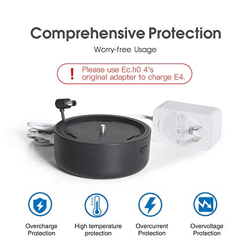 GGMM E4 Battery Base for Ec.h0 4th Generation to Make Your Ec.h0 4th Gen Portable, Black (Not Include The Speaker)