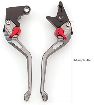 Miniatura 2 de Palancas de embrague de freno CNC compatibles con Ninja 400 Z400 2018-2021, NINJA 300R Z300 13-2018, NINJA 250R 08-12, VERSYS 300X 2017-2020, Z250
