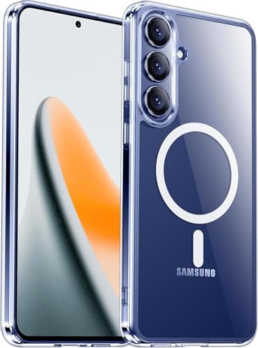 Image of Back Case Cover for Samsung Galaxy S25 FE 5G | Mag-Safe Compatible | Transparent Mobile Phone Back Cover for Samsung Galaxy S 25 FE 5G | Samsung S25FE 5G TPU Transparent Back Cover Case