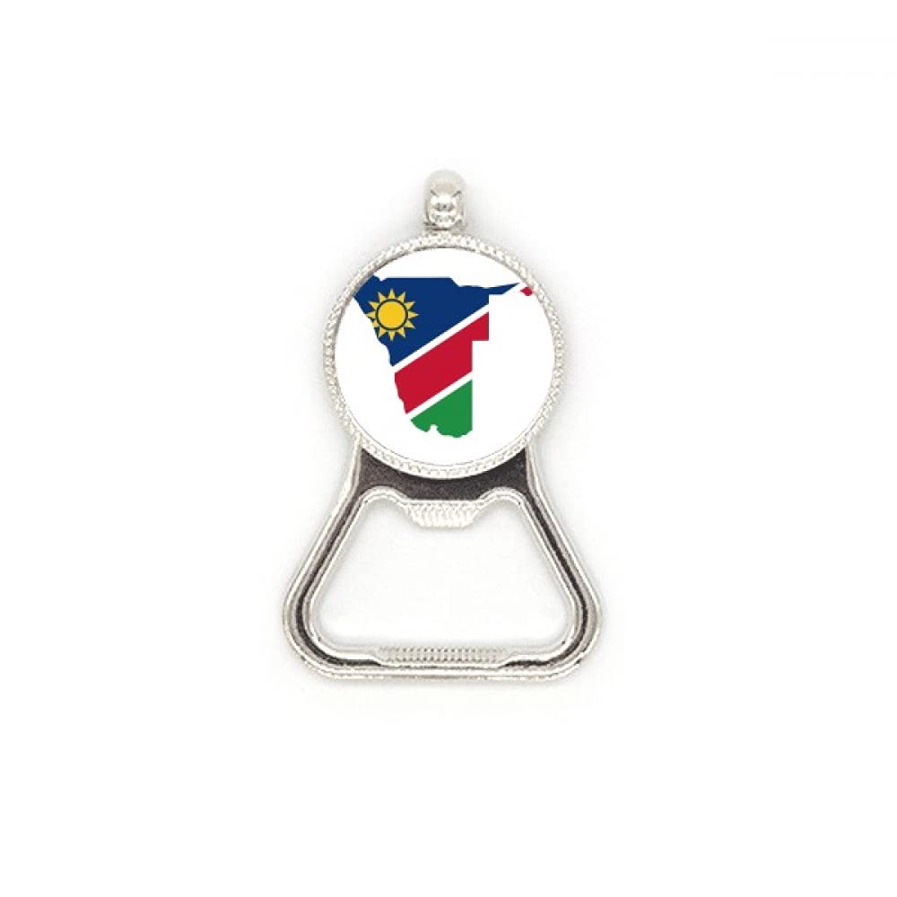 Ouvre-bouteille en acier inoxydable motif Nabia souvenir Afrique