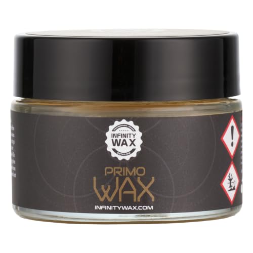 Infinity Primo Wax Cera 100ml Premium Hybrid Car Wax con protección cerámica SiO2, brillo Carnauba, protección hidrofóbica de pintura, brillo Show Car y fácil aplicación para desmontadores