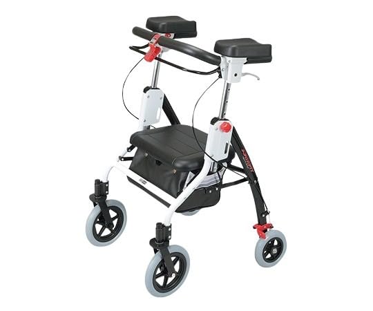 ユーバ産業 アームフィット 屋内外兼用 歩行車 肘置パッド付 AR-458E ③ Amazon | ユーバ産業 アームフィット(歩行車) 肘受無し トレー付き