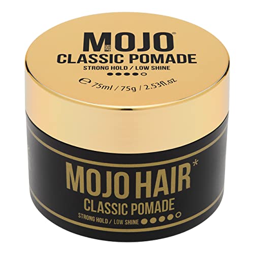 MOJO Hair Faserformer | Pomade für Männer | starker Halt leichter Glanz 75 ml (1 Pack)