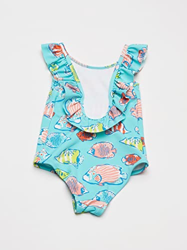 Image of Hatley Girls Ruffle Sleeve Swimsuit
