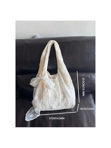 Bolso Tote con lazo para mujer SweatyRocks miniatura 5