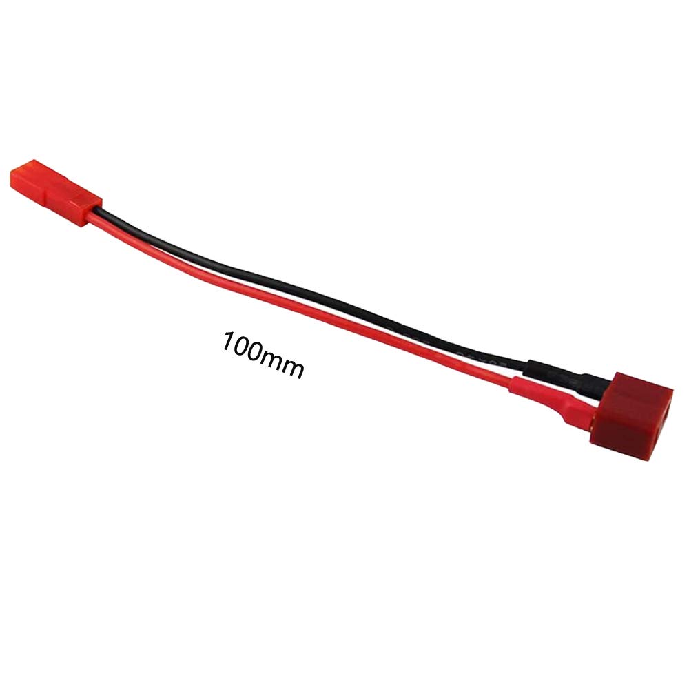 4-Pack ShareGoo RC Battery Adapter Cables - JST Female To Deans T Female With 10cm 20AWG Silicone Wires - View #5