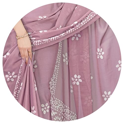 Image of MIRCHI FASHION Women's Ready to Wear 1 Minute Drape Chiffon Printed Saree with Blouse Piece