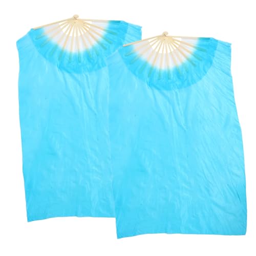 Abanicos para danza del vientre de seda artificial ideales para brillar en tu baile tradicional