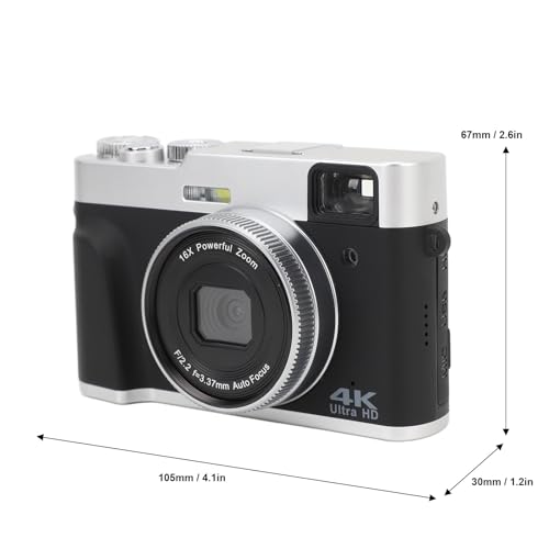 Cámara Digital 4K 48MP Asixxsix con Zoom Óptico 16X miniatura 6
