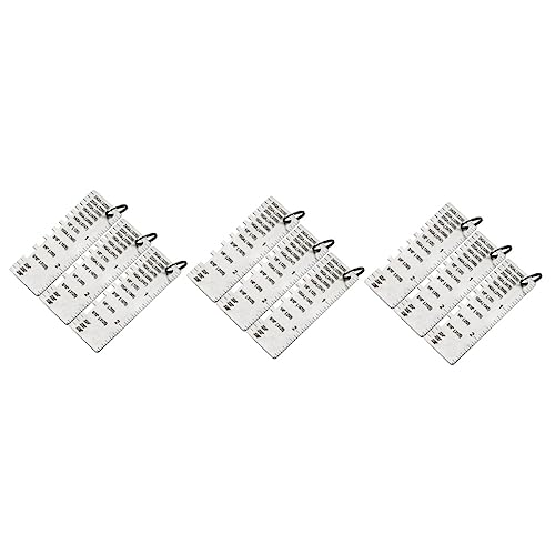Medidor de espesor de lámina metálica ULTECHNOVO 9 piezas miniatura 1