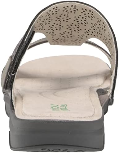Jambu Women's Greece Flat Sandal, Gunmetal, 6.5 | Image 2