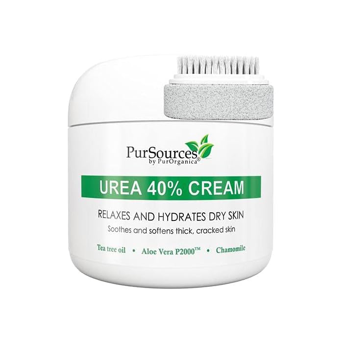 Buy Urea 40 Foot Cream With Pumice Stone and Brush