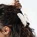 White Hair Clip for Thick Hair, Large Couture Claw Clip for Women, Extra Strong Hold, Damage-Free Comfort, Elegant French Design, Alba Ivory | France Luxe