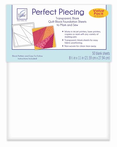 June Tailor Perfect Piecing - 50-sheet Value Pack