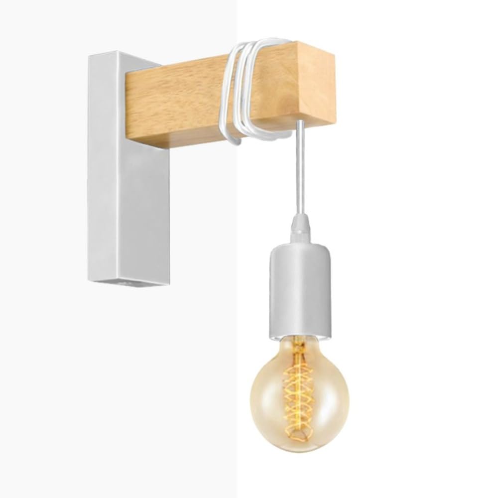 B·LED BARCELONA LED - Apliques de pared rústicos de madera RUDER