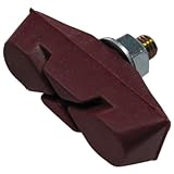 サギサカ(SAGISAKA) 自転車用 ブレーキシュー DX アルミリム用 1ペア レッド 12206