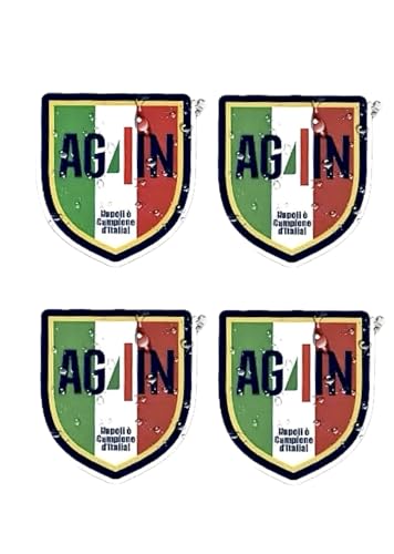 Adhesivo Again 4 Sticker Nápoles, campeones de Italia 2025, para coche, funda móvil