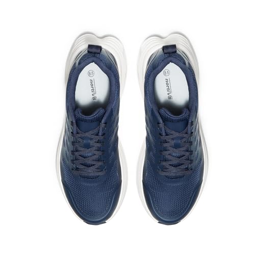NORTIV 8 Men's Walking Running Tennis Cushioning Shoes ActiveFloat Non Slip Athletic Gym Workout Jogging Comfortable Sneakers,Size 9.5,Blue,SNWS245M
