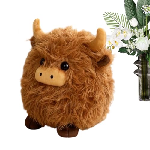 Aoyitaf ぬいぐるみ | 抱きしめたくなるようなで柔らかい - 牛のぬいぐるみ 人形 詰め物入り | 男の子 子供 ティーン コレクター ソファ ベッド カウチ デスク カーシート 自宅 寮 用