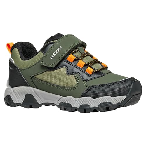 Geox J Magnetar Boy B ABX, Zapatillas Niños, Verde, 38 EU