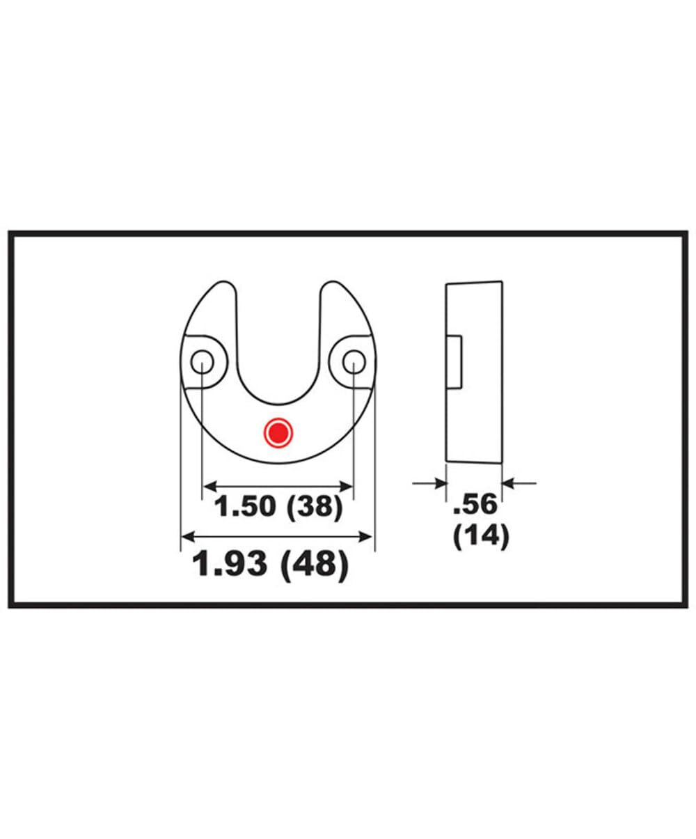 Cable Clamp 25-Pkg. 1/4'' Nylon