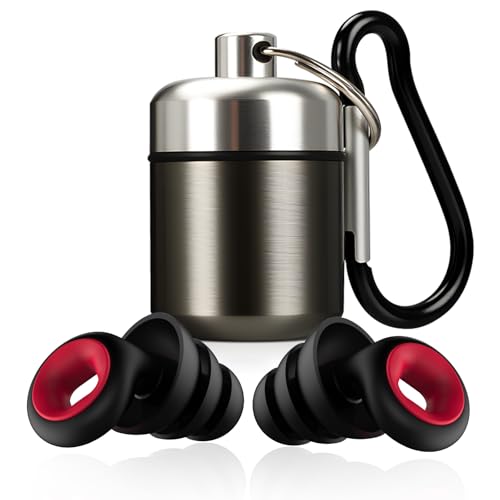 Motorcycle Ear Plugs with Aluminum Case