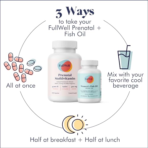 Fullwell FWB1-AMZ Prenatal Vitamin + Dha | Omega 3 Fish Oil thumb #5