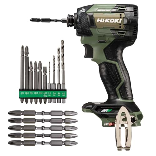 �y�Z�b�g�����z HiKOKI(�n�C�R�[�L) 36V�[�d���C���p�N�g�h���C�o�[ WH36DD(NNG) + �r�b�g�Z�b�g(10�{��) 0040-1000 + �͂��ԃr�b�g(5�{��)