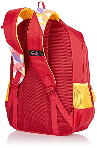 Image of Genie Spray Backpack for Women - 3 compartments, Stylish and Trendy College Backpacks for Girls, Water Resistant and Lightweight Bags, Easy to Carry Backpacks for Women. Collection (Red)