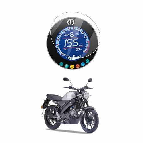 Image of OHAYO Screen Protector for Yamaha XSR 155 2025 TFT Digital Meter Display | 9H Hardness Military-Grade Tough Flexible Film | Scratch Resistant HD Clear Full Coverage | Bubble-Free Easy Install | Non-Rigid, Non-Glass Screen Guard for XSR155