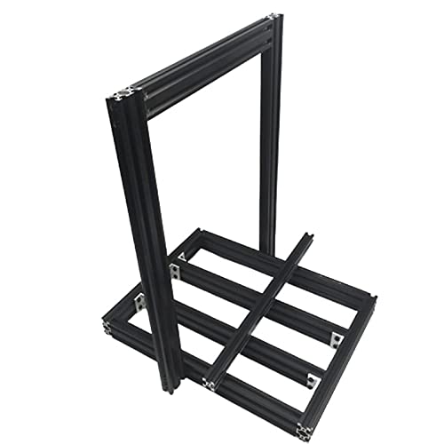 Lysee 3D Printer Parts & Accessories - BLV MGN AM8 Extended Frame Extrusion MGN Rails Version BLV mgn12 3D Printer mod for Anet A8 / AM8 / Prusa I3 Clone - (Size: Black)