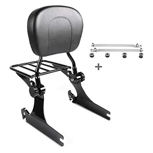 Sissybar Kompatibel für Harley Davidson Dyna Low Rider S 2016-2017 m. Rack Docking schwarz
