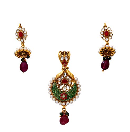 Multi Crystal de cobre chapado en oro: pendientes elegantes para mujer