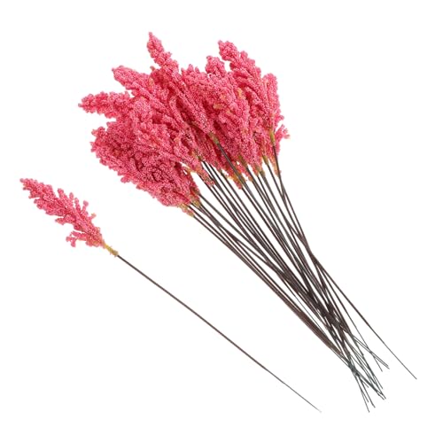 CORHAD 24pcs Artificial Wheat Stalks for Rustic Home Decor Realistic