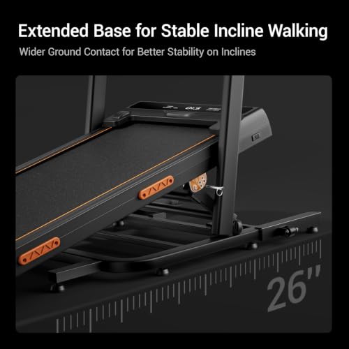 Image of 40% (15) Incline Walking Pad Treadmills for Home, Elevated Dual Handle Bar | Stair Simulation Mode, LED Display, 3.0HP Quiet Brushless Treadmill , 7-Layer Shock Absorption, 350LBS Capacity