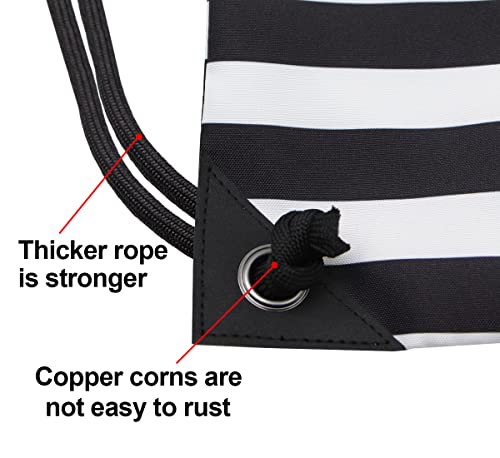 Image of HOLYLUCK Drawstring Backpack Bag Sport Gym Sackpack