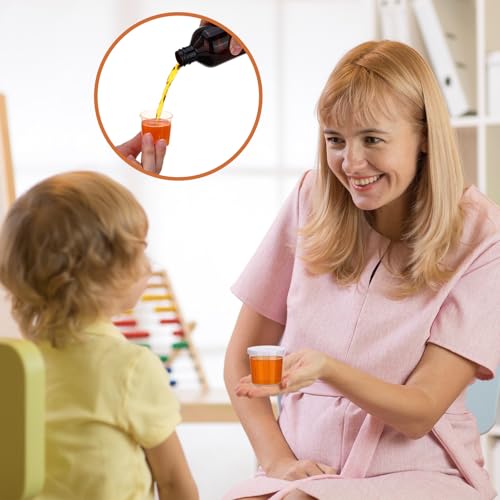 Gobelets gradués en plastique de 30 ml transparents à couvercle pour mélanges de précision - 6