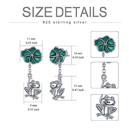 Christmas Dangle Earrings 925 Sterling Silver Holiday Xmas Jewelry Gifts for Women Daughters2